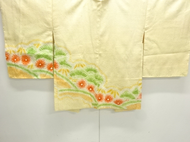 JAPANESE KIMONO / ANTIQUE HAORI / SILK / ALL SHIBORI / KIKU